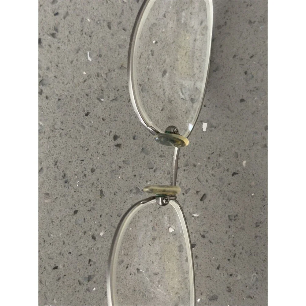 Otego Optical ENSYNC-flex 140 Pewter Full Rim Eyeglasses Frames ONLY silver